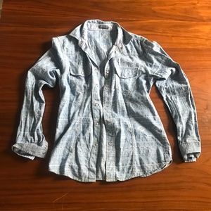 Jean Button Up Beautiful Stitching Detail